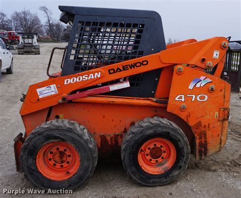 doosan daewoo 470 skid steer|doosan 470 dump truck specs.